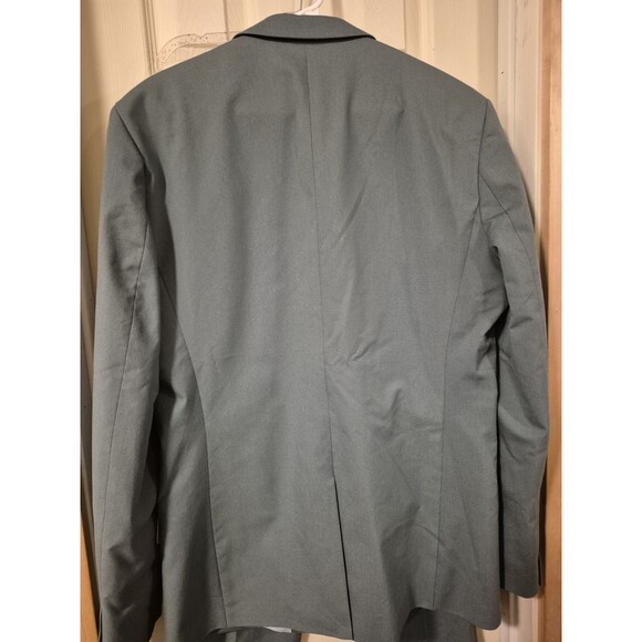 EXPRESS Men's Extra Slim Green Suit Jacket 42L Extra Slim/Pants 33/32 Extra Slim - Picture 10 of 15